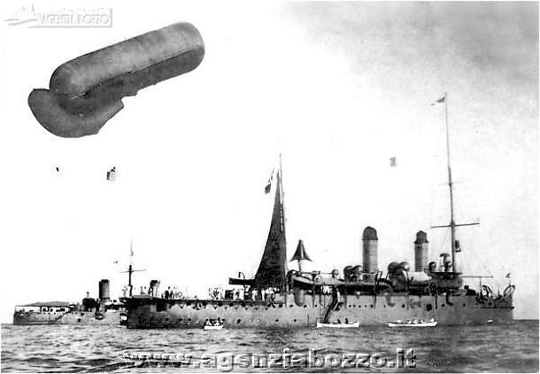 Navi da guerra RN Liguria 1893 incrociatore corazzato di 3.a classe